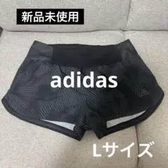 新品　adidas ランニングショートパンツ レディース L ポケット付き