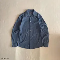 US古着 GEOFFREY BEENE 長袖シャツ ブルーグレー