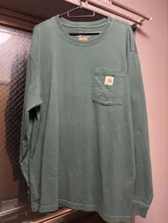 carhartt ロンT グリーン