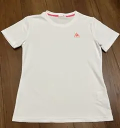 【訳あり美品】le coq sportif ルコックTシャツ ホワイト Lサイズ