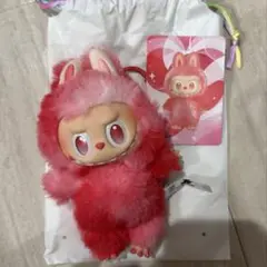 ラブブ　エナジー　LOVE 赤　ラブ　ポップマート　LABUBU 正規品