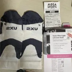 2XU ランニングソックス Vectr Uitra Light 1/4 Crewのサムネイル