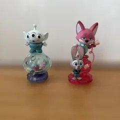 TOP TOY ディズニー フィギュア 2点セット エイリアン ズートピア
