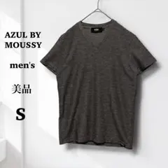 美品⭐︎ AZUL BY MOUSSY 半袖　ジャガードVネックTシャツ　Sのサムネイル
