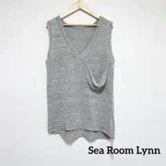 【新品タグ付き】Sea Room Lynn リネン ノースリーブ ニット ベストのサムネイル