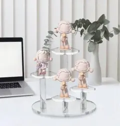 クリアアクリル ディスプレイ　収納シェルフ フォール　ルームデコレーション