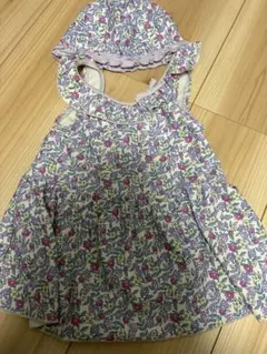 女の子　水着　組曲　キャップ　90サイズ100サイズ