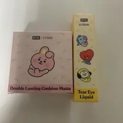 新品　BT21 ETUDE クッションマット&アイリキッド　2個セットのサムネイル