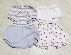 ベビー かぼちゃパンツ 4点セット 70-80