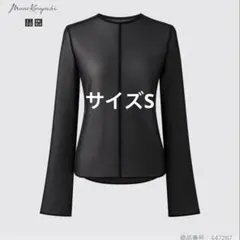【ユニクロマメクロ】シアークルーネックT (長袖) ブラック