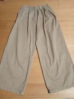 アーバンリサーチベージュ ワイドパンツ イージーパンツ