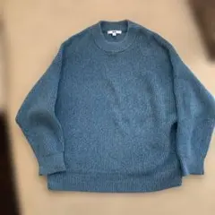 UNIQLO XL ブルー系 ニットセーター