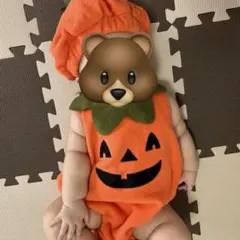 かぼちゃ コスチューム 帽子付き