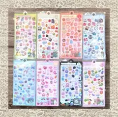 ▶3Dぷっくりシール 立体 ボンボンドロップ風 8枚セット 新品