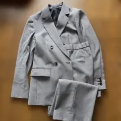 チェック柄 ダブルブレスト スーツ パンツ付き