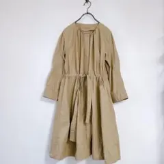 ♡*♡様 『MACPHEE』マカフィー(38)長袖 シャツワンピース ラウンドネ