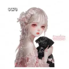 【0078】Shine Girls オリジナル人物ステッカー4枚-バラ売り可
