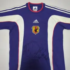 サッカー稲本潤一、中田浩二サイン入りＴシャツ