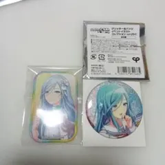 日野森雫 スクエア缶バッジ グリッター缶バッジ