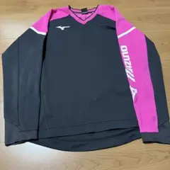 Mizuno Vネック長袖ウェア