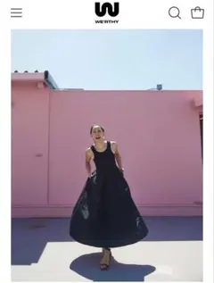 werthy 野沢和香　ワンピース　黒 2025年最新】werthy ワンピースの人気アイテム - メルカリ