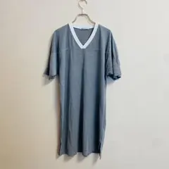 《Alexander Wang》グレー Vネック カットソーワンピース 【S】のサムネイル