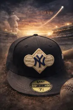 【激レア】USA製 ニューエラ ヤンキース 1956 ワールドシリーズ 71/2