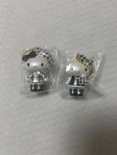 シークレットマスコットチャーム（モノクロガーリーふたごコーデ） 2個セット