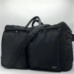 【希少✨美品】PORTER　タンカー　ボストンバッグ　XL　2way　ブラック