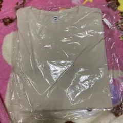 UNIQLO ベージュ ノロングTシャツ