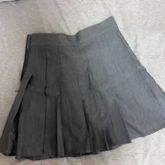 SHEIN プリーツスカート　グレー　スカート　ミニスカート　制服