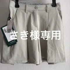 レディース ゴルフ ショートパンツ ライトベージュ