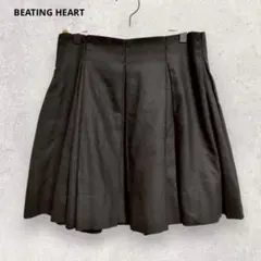 BEATING HEART プリーツスカート M 黒 日本製 シンプル 無地のサムネイル