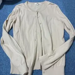UNIQLO ユニクロ ベージュ 長袖カーディガン Lサイズ 美品