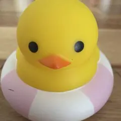 浮き輪に乗ったアヒル フィギュア