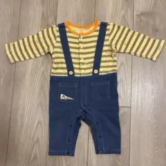 70㎝ F.O.インターナショナル ロンパース カバーオール ボーダー 곰