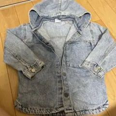 【ZARA】フード付きデニムジャケット 100cm
