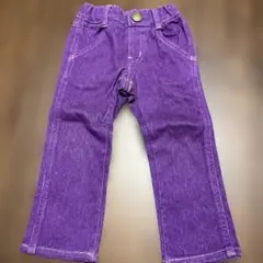 紫色の長ズボン サイズ90