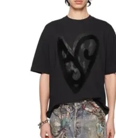 Acne Studios ハートプリントTシャツ - メルカリ