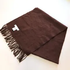 UNIQLO カシミヤ100% フリンジマフラー ブラウン