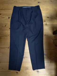 public tokyo GRツイルエバークリーステーパードスラックス　黒