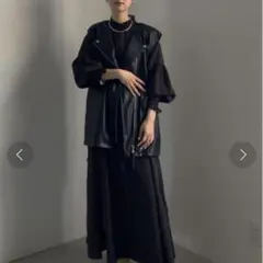 2023 美品 KOMON PATTERN VOLUME DRESS M