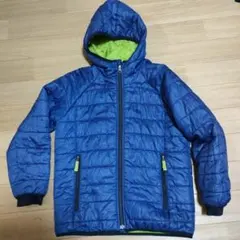 GAP KIDS 中綿コート M ネイビー/グリーン