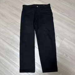 COMOLI コモリ ブラックデニム テーパードパンツ