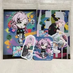 ウィンブレ☆スイパラ グッズ購入特典ポストカード/ステッカー 桐生三輝