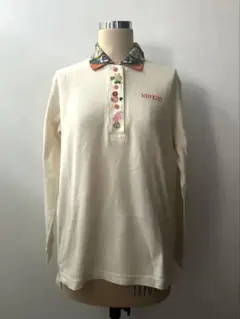 KENZO GOLF 刺繍長袖ポロシャツ