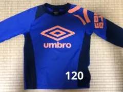 umbro サッカーウェア 長袖 Tシャツ青