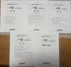 2026年最新】サピックス 6年 テスト 3月 組分けの人気アイテム - メルカリ