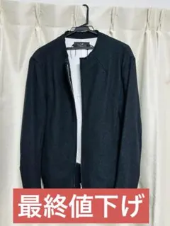 【ひふみ】ミスチル 桜井 着 ASKYY レイヤード ノーカラー ブルゾン ひふみ様専用】ミスチル 桜井 着 ASKYY レイヤード ノーカラー