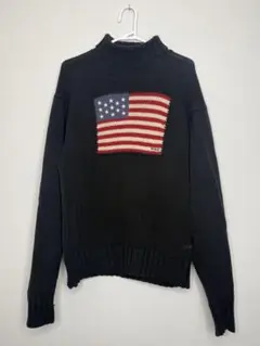 Polo Ralph Lauren アメリカ国旗セーター XL タイ製90s